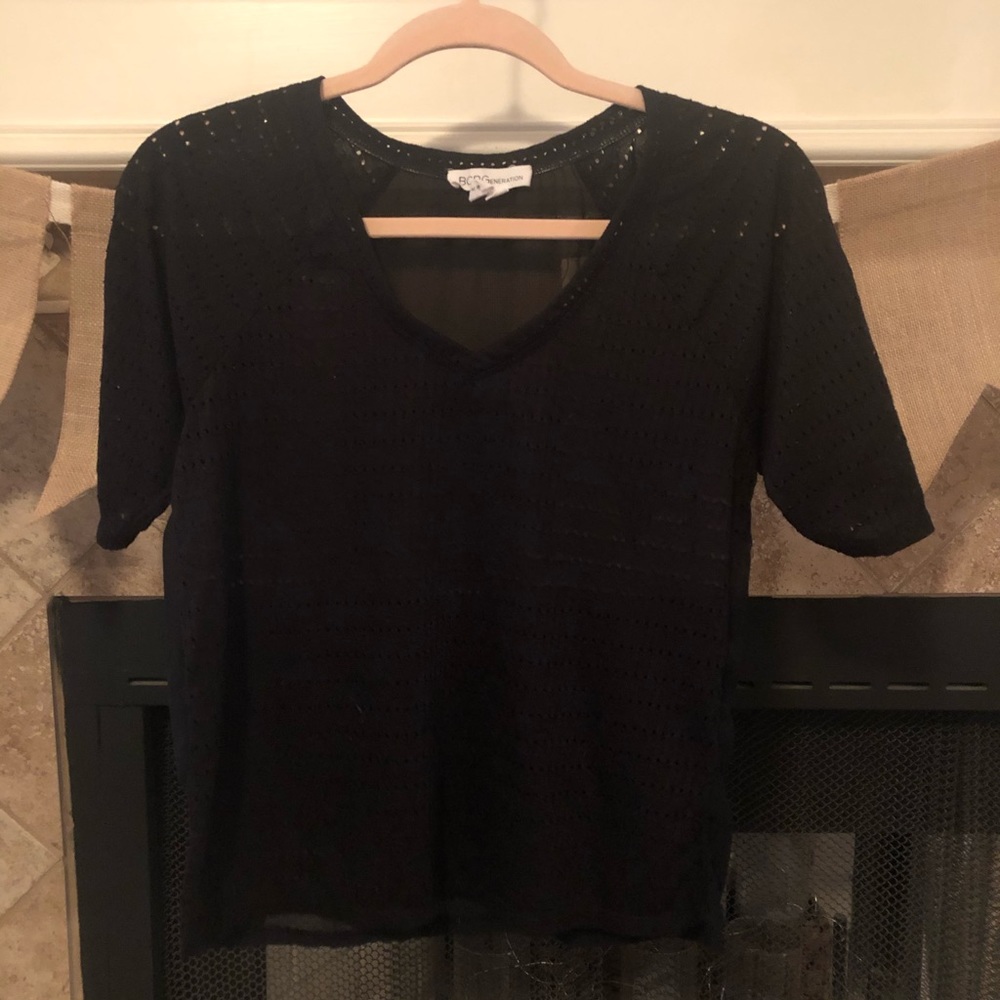 BCBGeneration shower sleeve fashion tee